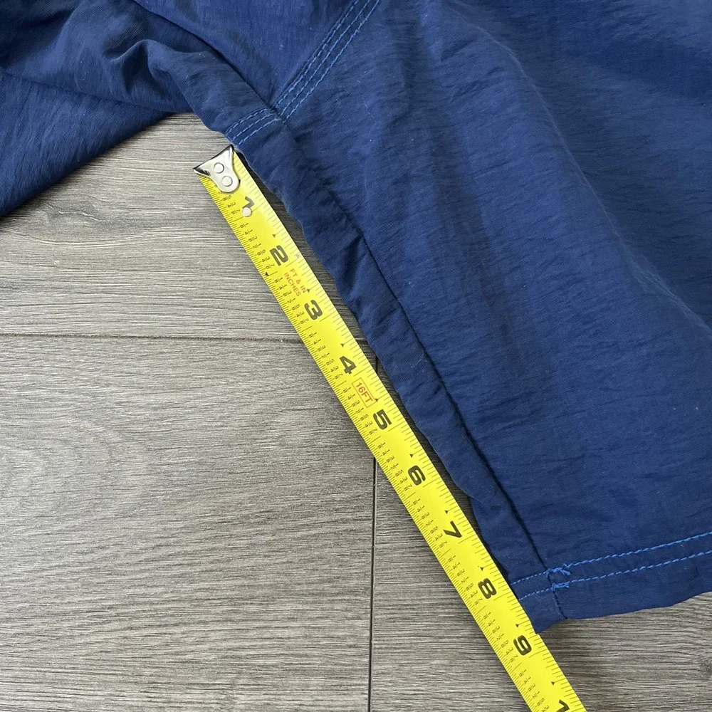 VTG Gotcha Mens M Drawstring Swim Trunks Blue